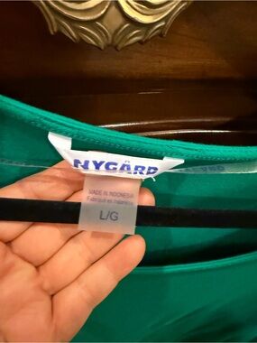 Nygård Green Women's Blouse - Elegant Solid Top